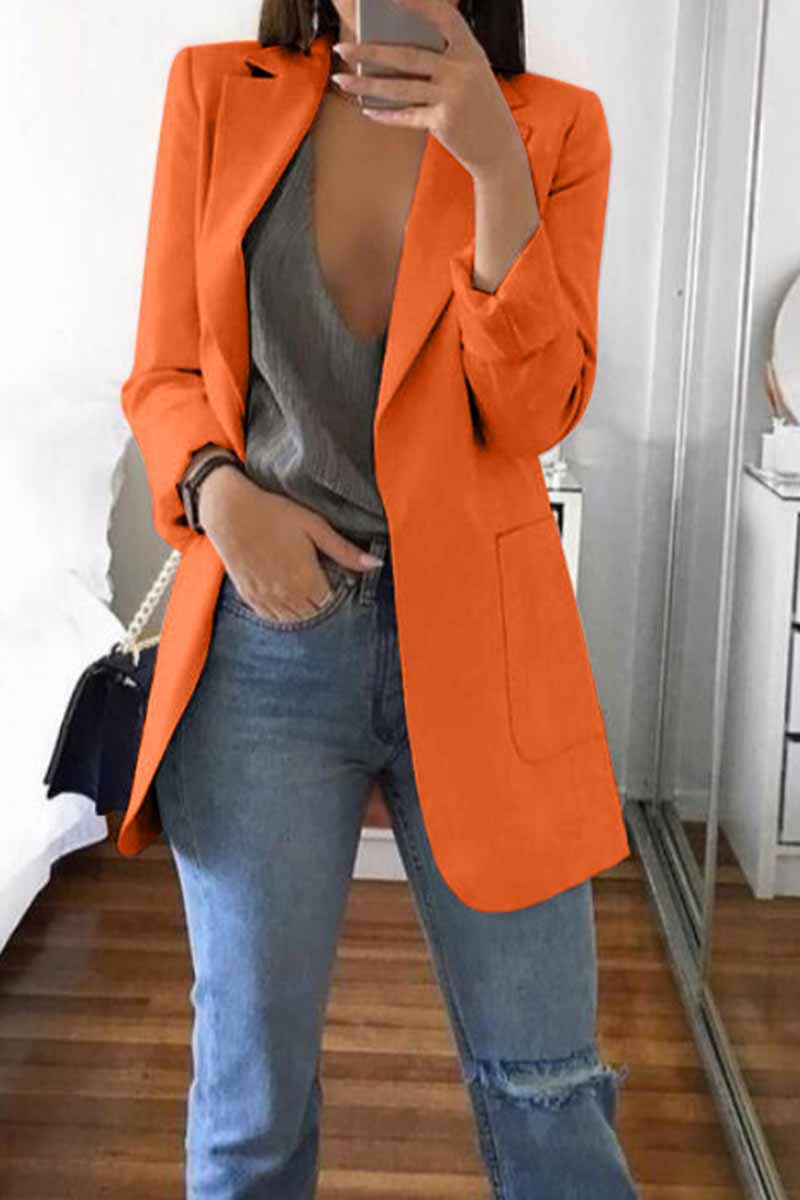 Stylish Suit with Pocket Blazer(5 Colors)