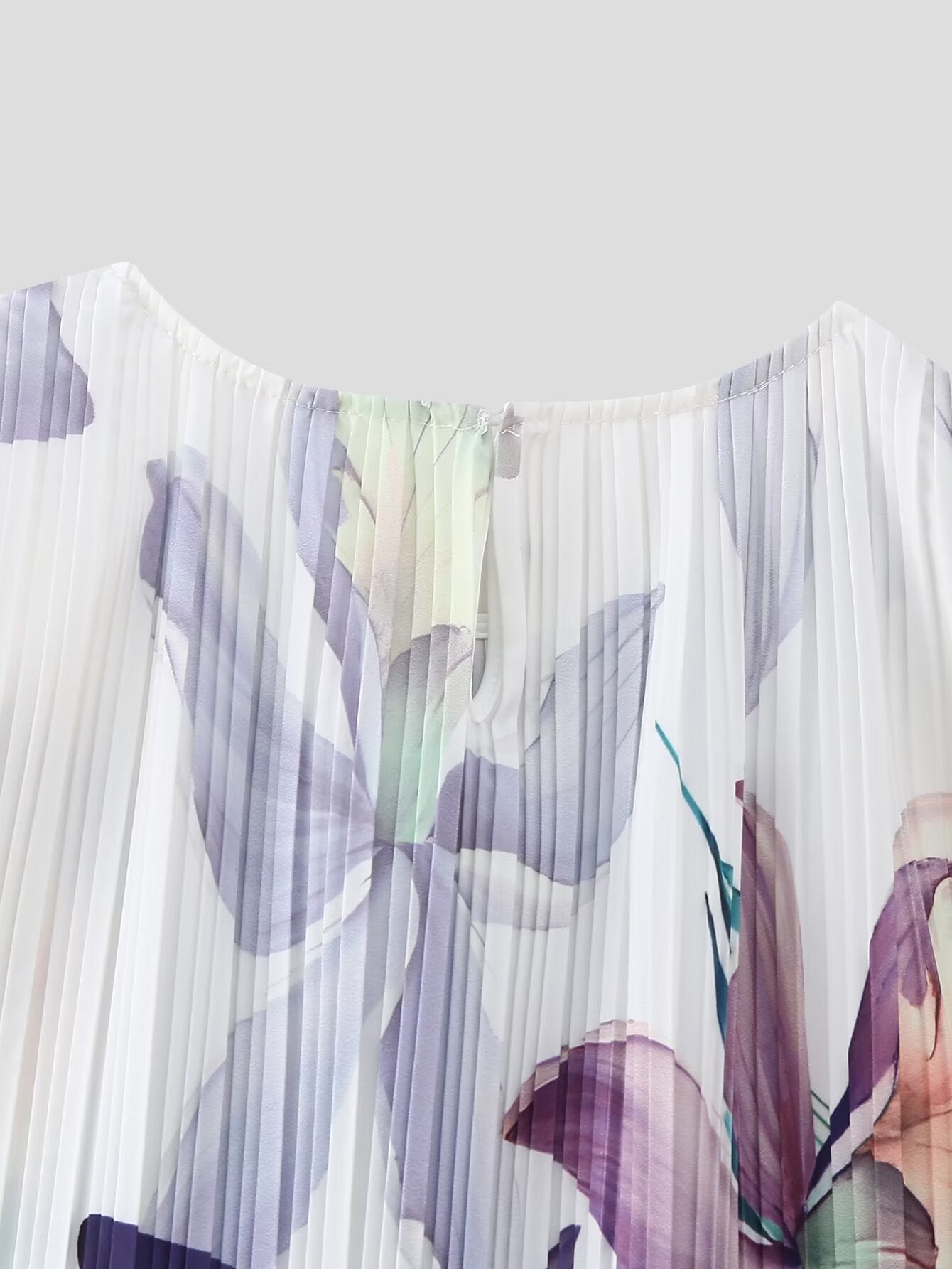 Winter Women Clothing Casual Pleated Printed Sleeveless Dress
