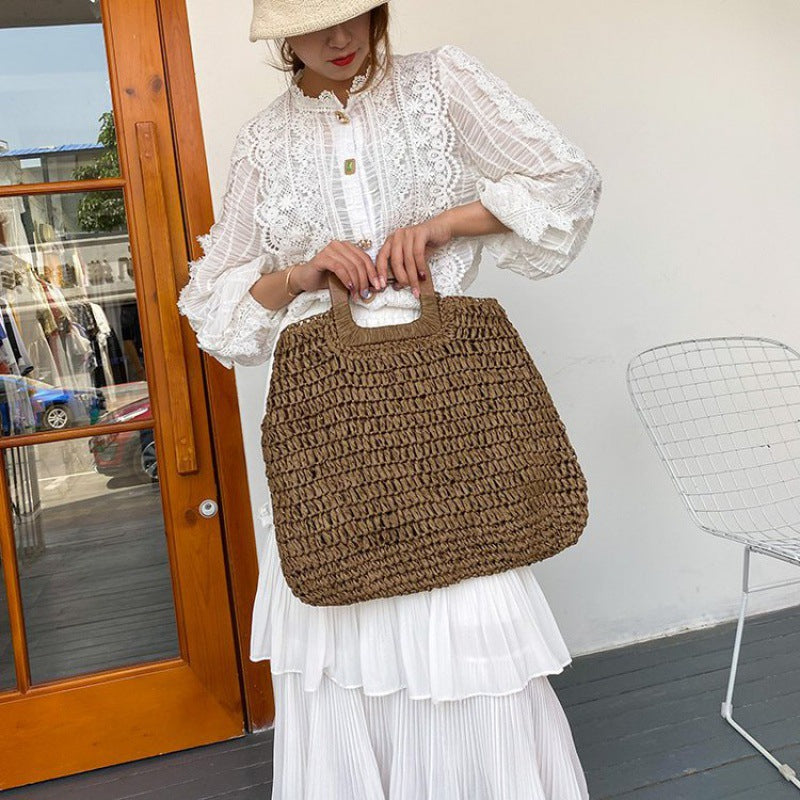 Bolsos casuales de calle con parches sólidos (3 colores)