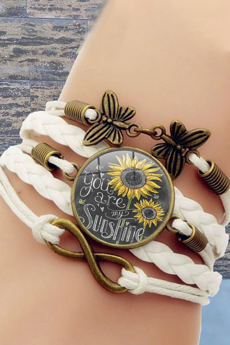 Pulseras con letras divididas de Fashion Daily