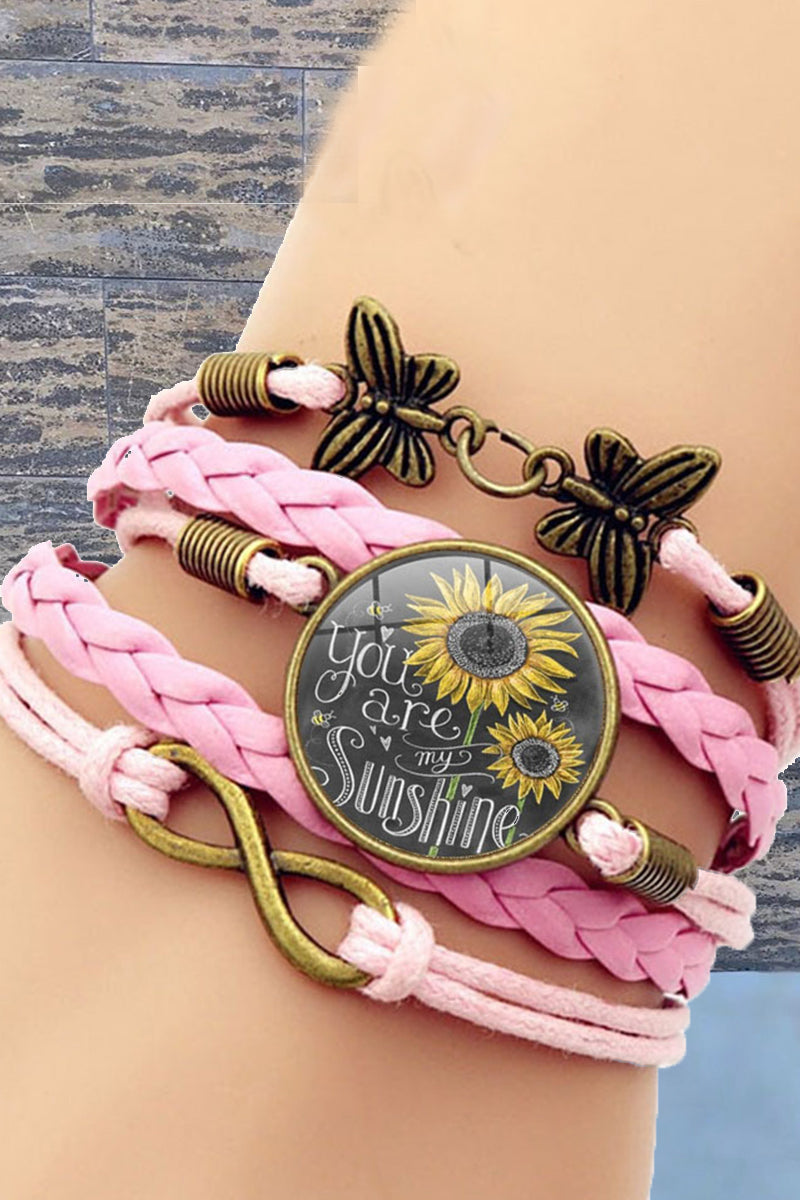 Pulseras con letras divididas de Fashion Daily