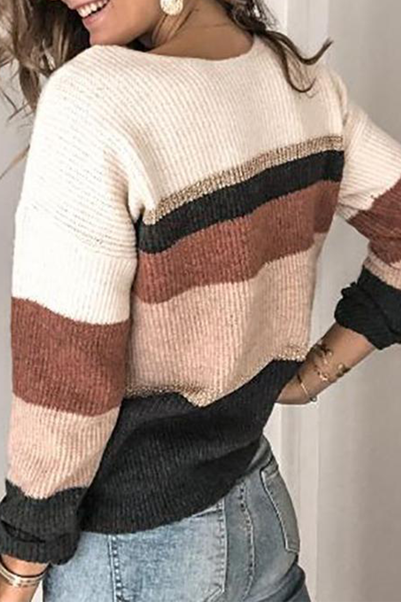 Tops básicos de cuello en V con estampado de moda urbana (3 colores)