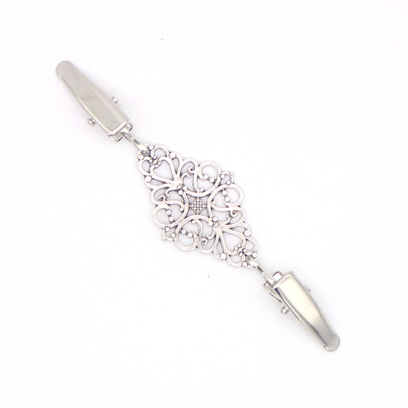 Broche informal sencillo y sólido con huecos