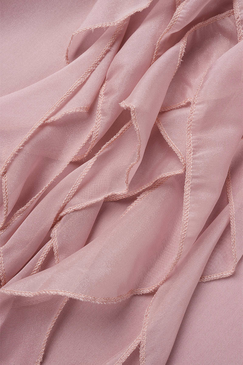 Vestidos de princesa elegantes de moda con cuello en V y patchwork sólido