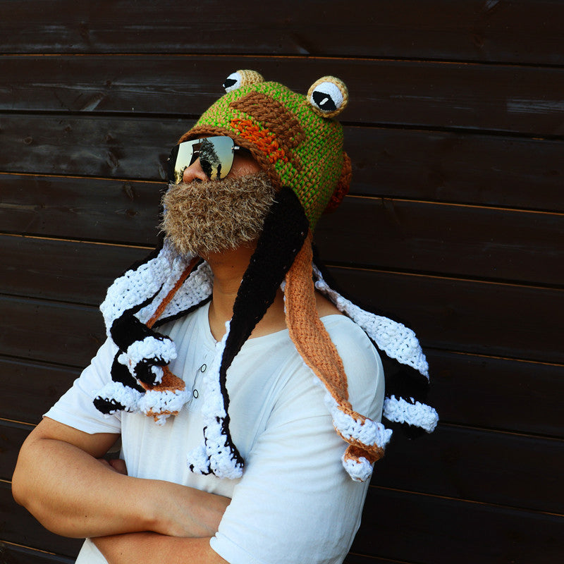 Gorros de punto de pulpo