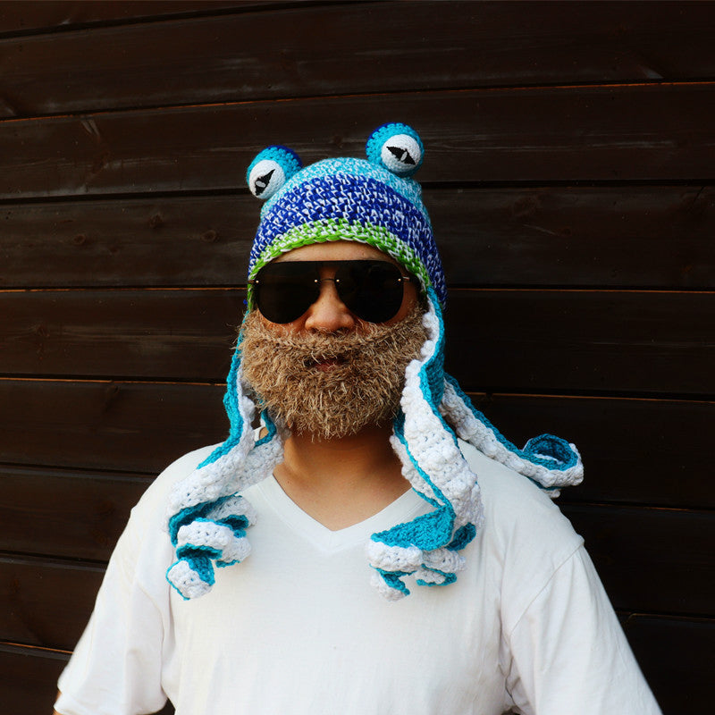 Gorros de punto de pulpo