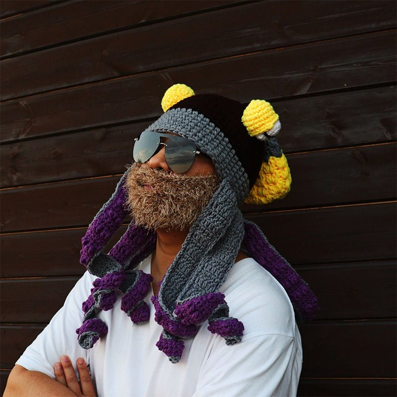 Gorros de punto de pulpo