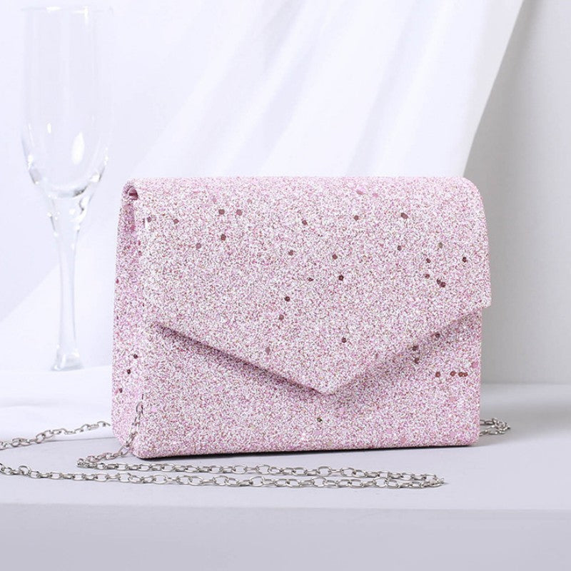 Bolsos casuales de uso diario con cadenas y parches sólidos