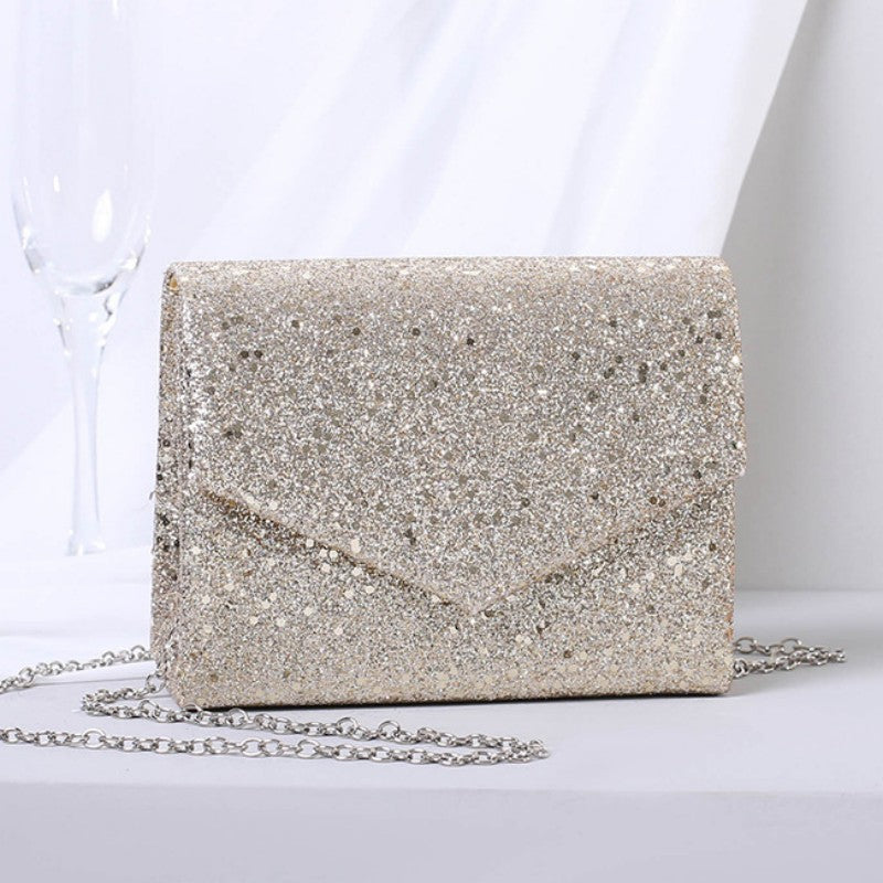 Bolsos casuales de uso diario con cadenas y parches sólidos