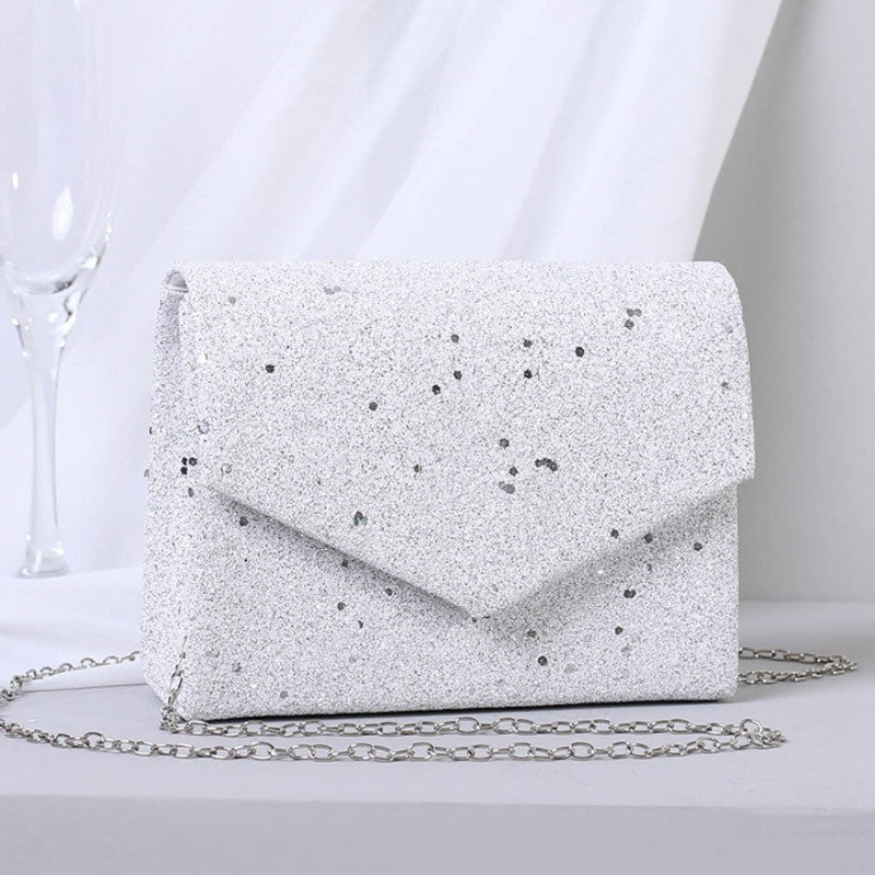 Bolsos casuales de uso diario con cadenas y parches sólidos