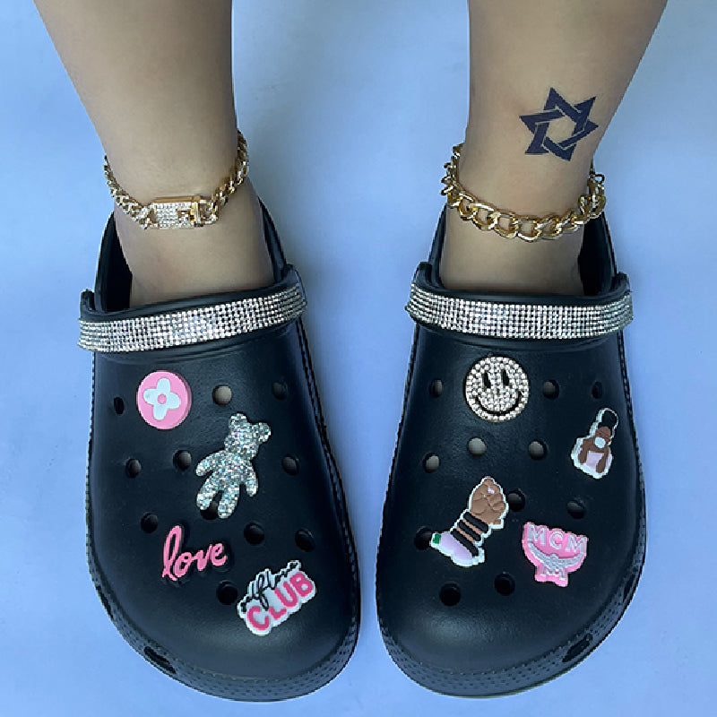 Zapatos casuales, cómodos y redondos de patchwork para uso diario