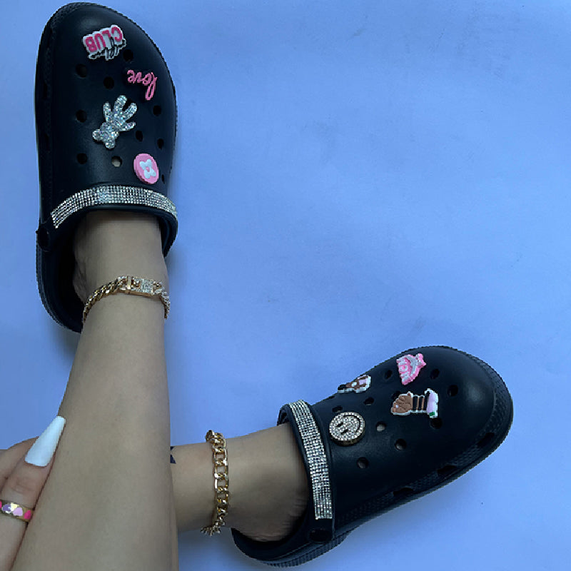 Zapatos casuales, cómodos y redondos de patchwork para uso diario