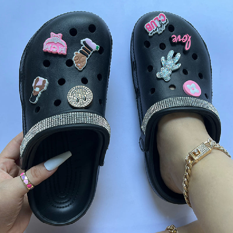 Zapatos casuales, cómodos y redondos de patchwork para uso diario