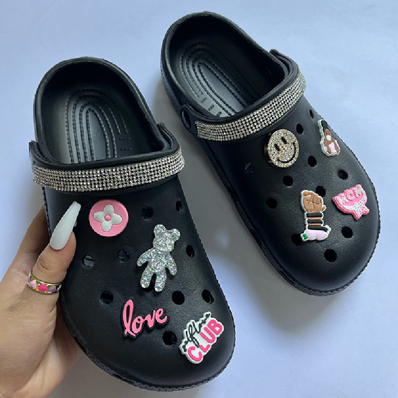 Zapatos casuales, cómodos y redondos de patchwork para uso diario