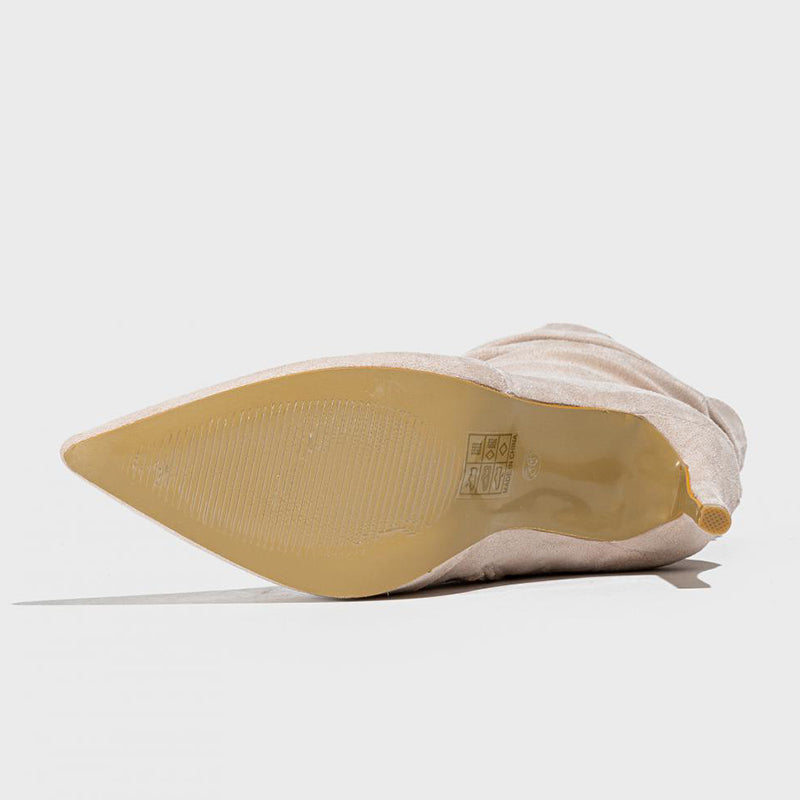 Zapatos casuales de punta puntiaguda (altura del tacón: 8,5 cm) (3 colores)