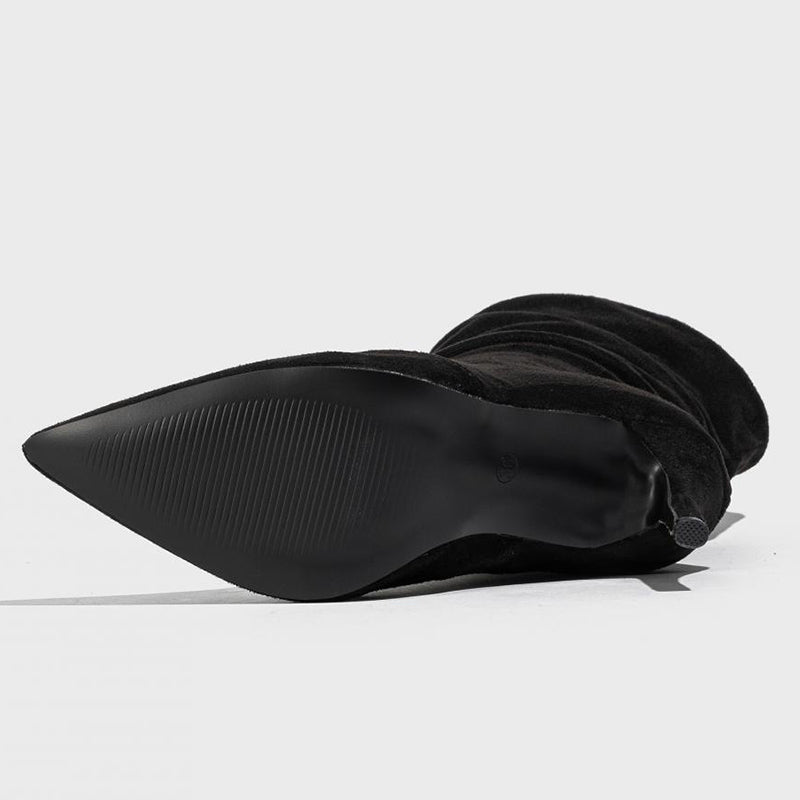 Zapatos casuales de punta puntiaguda (altura del tacón: 8,5 cm) (3 colores)