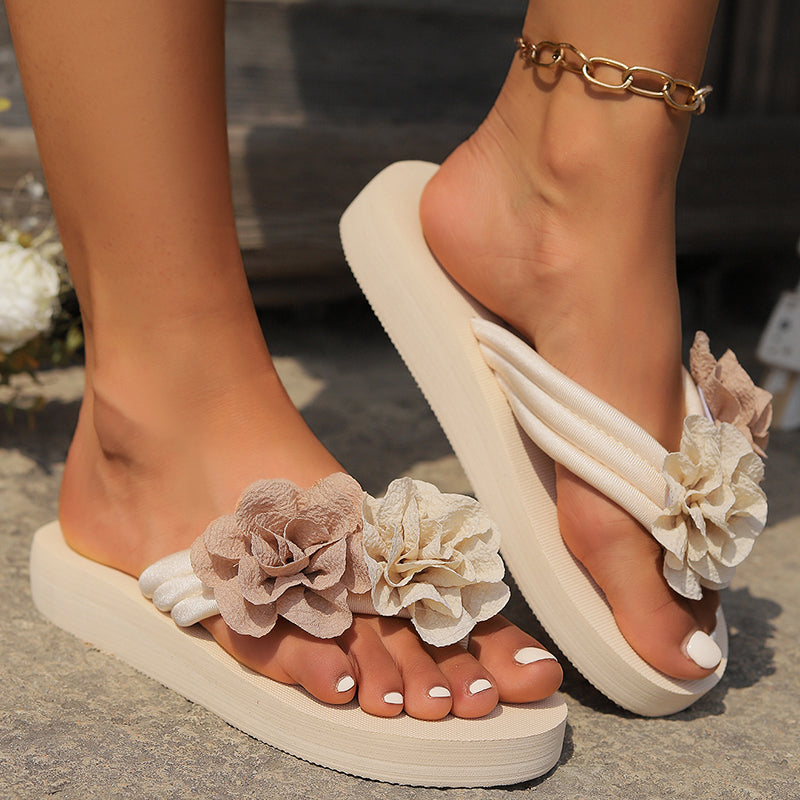 Zapatos casuales, cómodos y redondos con diseño de flores y patchwork (4 colores)
