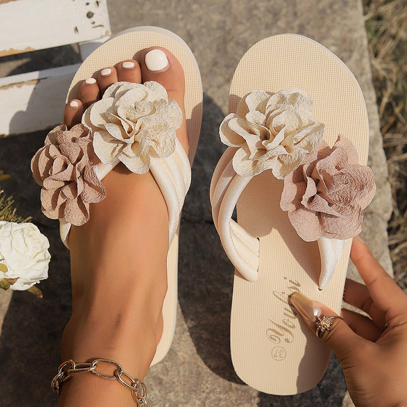 Zapatos casuales, cómodos y redondos con diseño de flores y patchwork (4 colores)