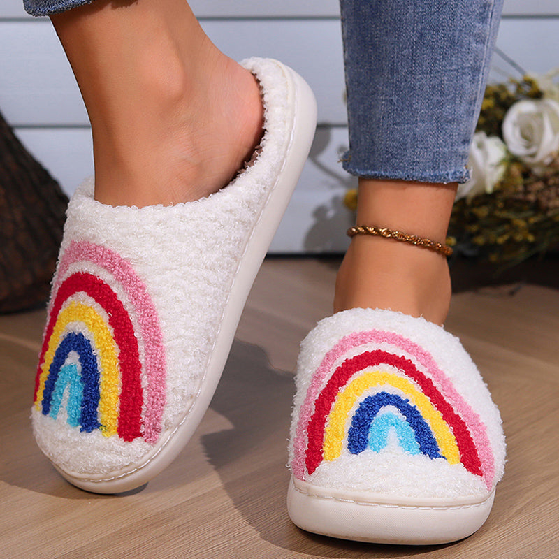 Zapatos casuales de patchwork redondos que mantienen el calor y son cómodos (4 colores)