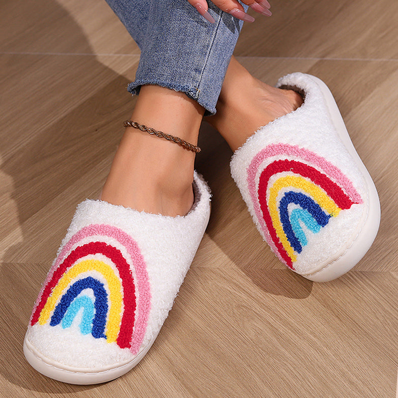 Zapatos casuales de patchwork redondos que mantienen el calor y son cómodos (4 colores)
