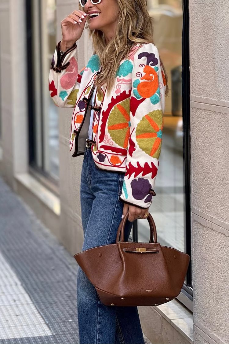 Chaqueta bordada Cayetana