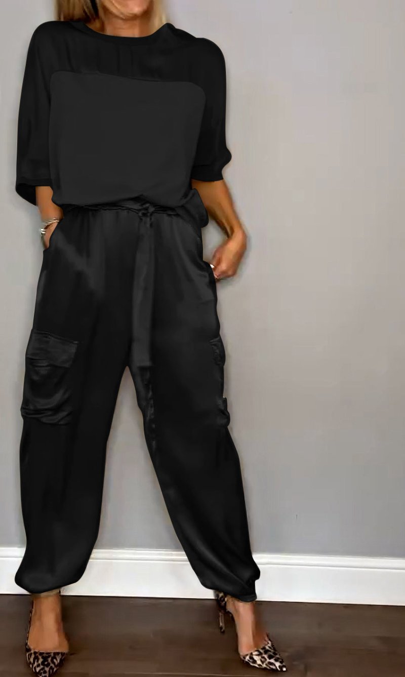 Ann - Outfit Set - Elegant - Material - For Everyday Wear