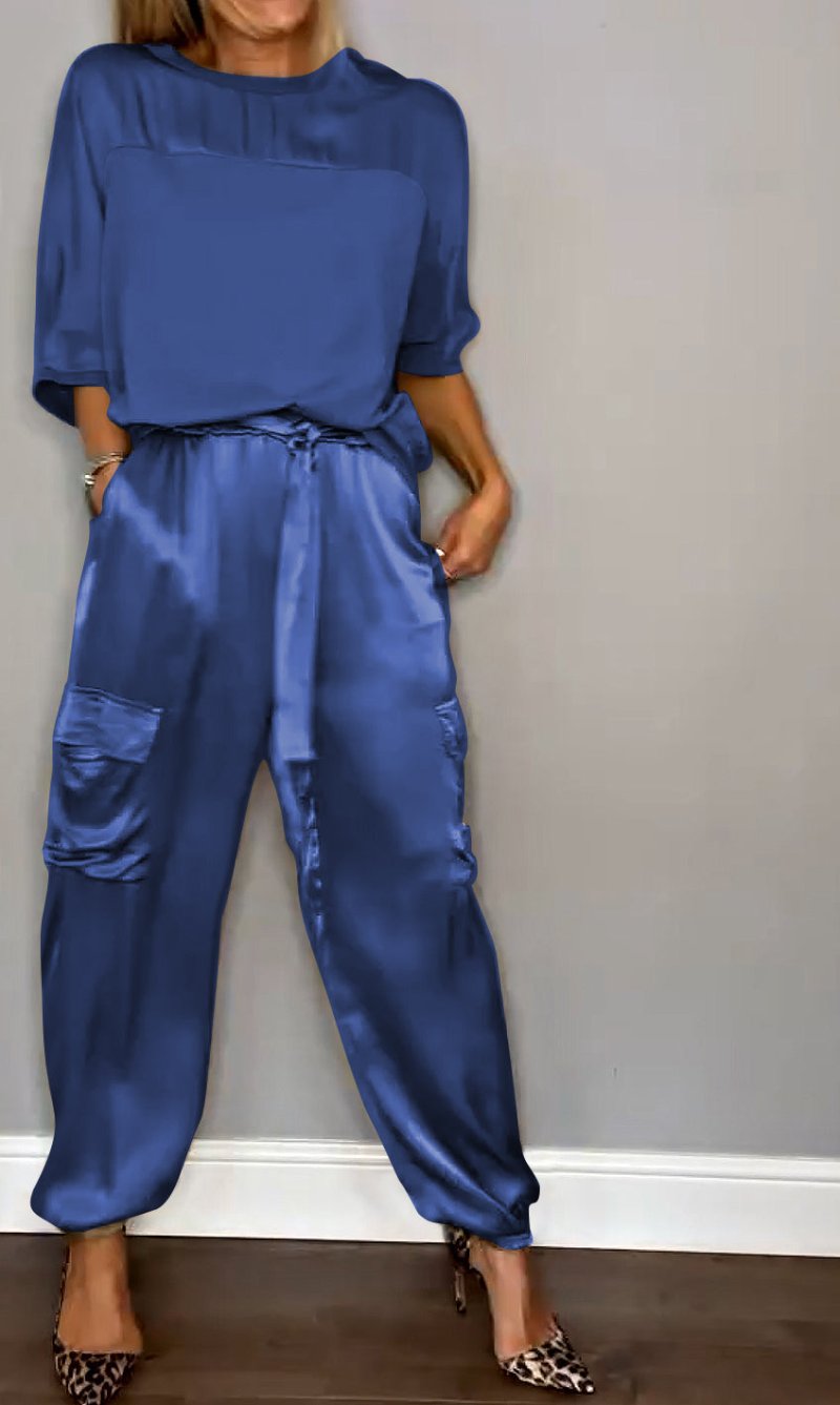 Ann - Outfit Set - Elegant - Material - For Everyday Wear
