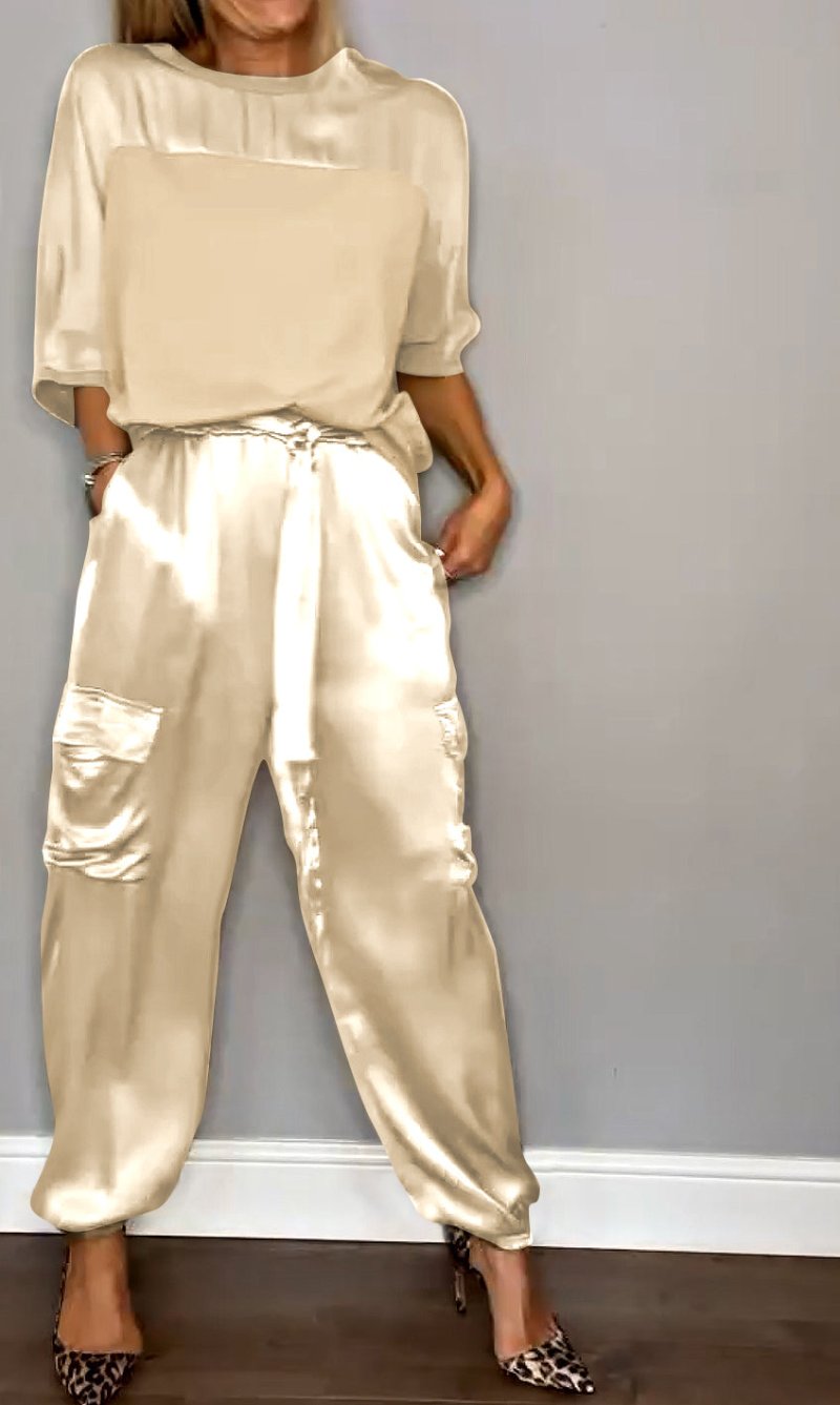 Ann - Outfit Set - Elegant - Material - For Everyday Wear