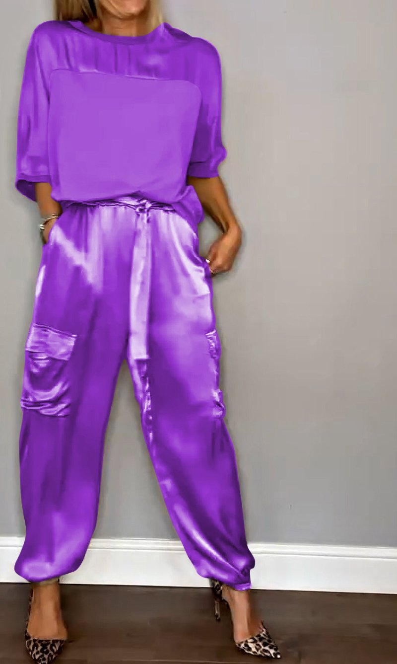 Ann - Outfit Set - Elegant - Material - For Everyday Wear
