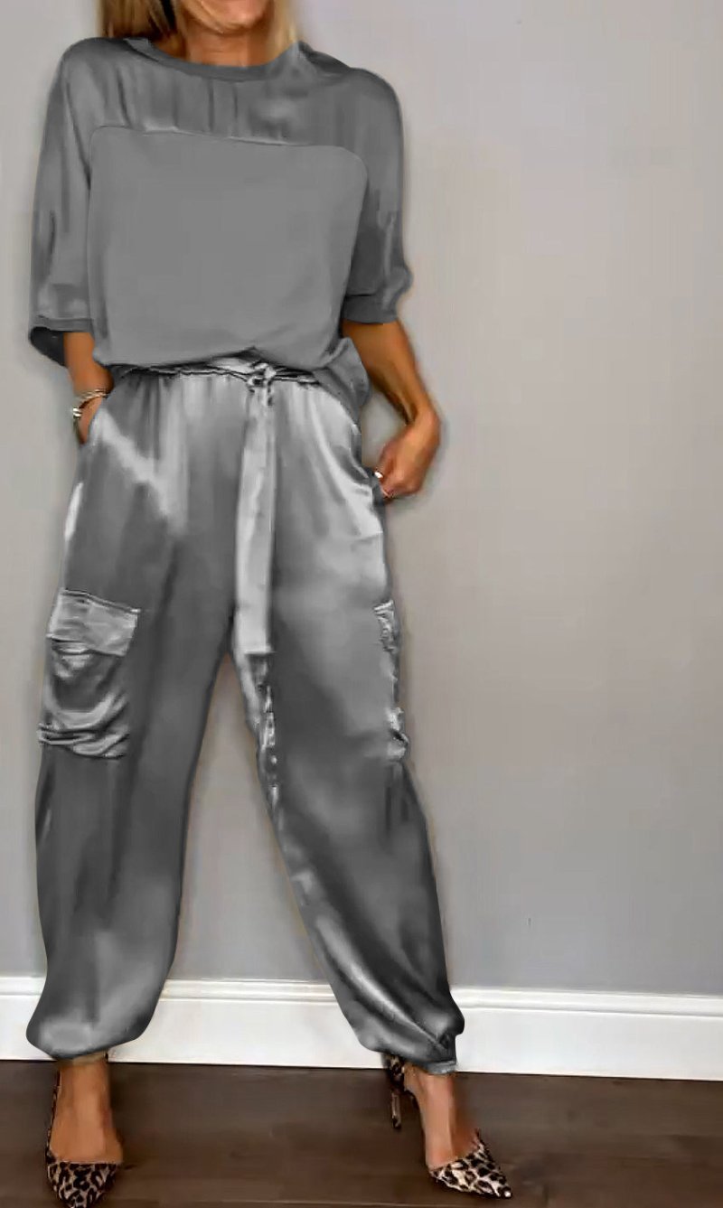 Ann - Outfit Set - Elegant - Material - For Everyday Wear