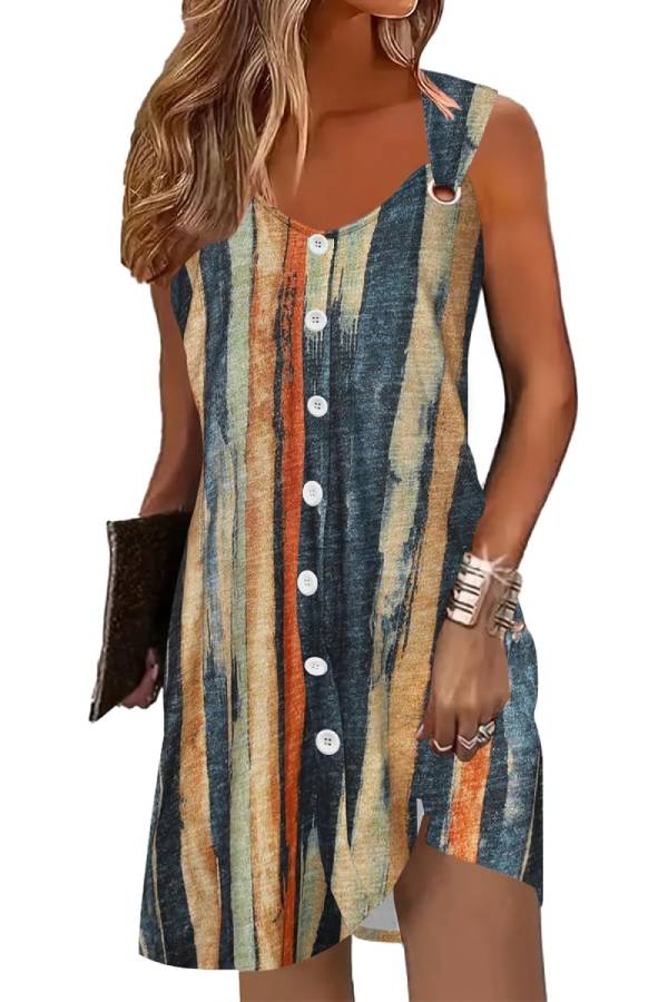 Vestido sin mangas de verano para mujer