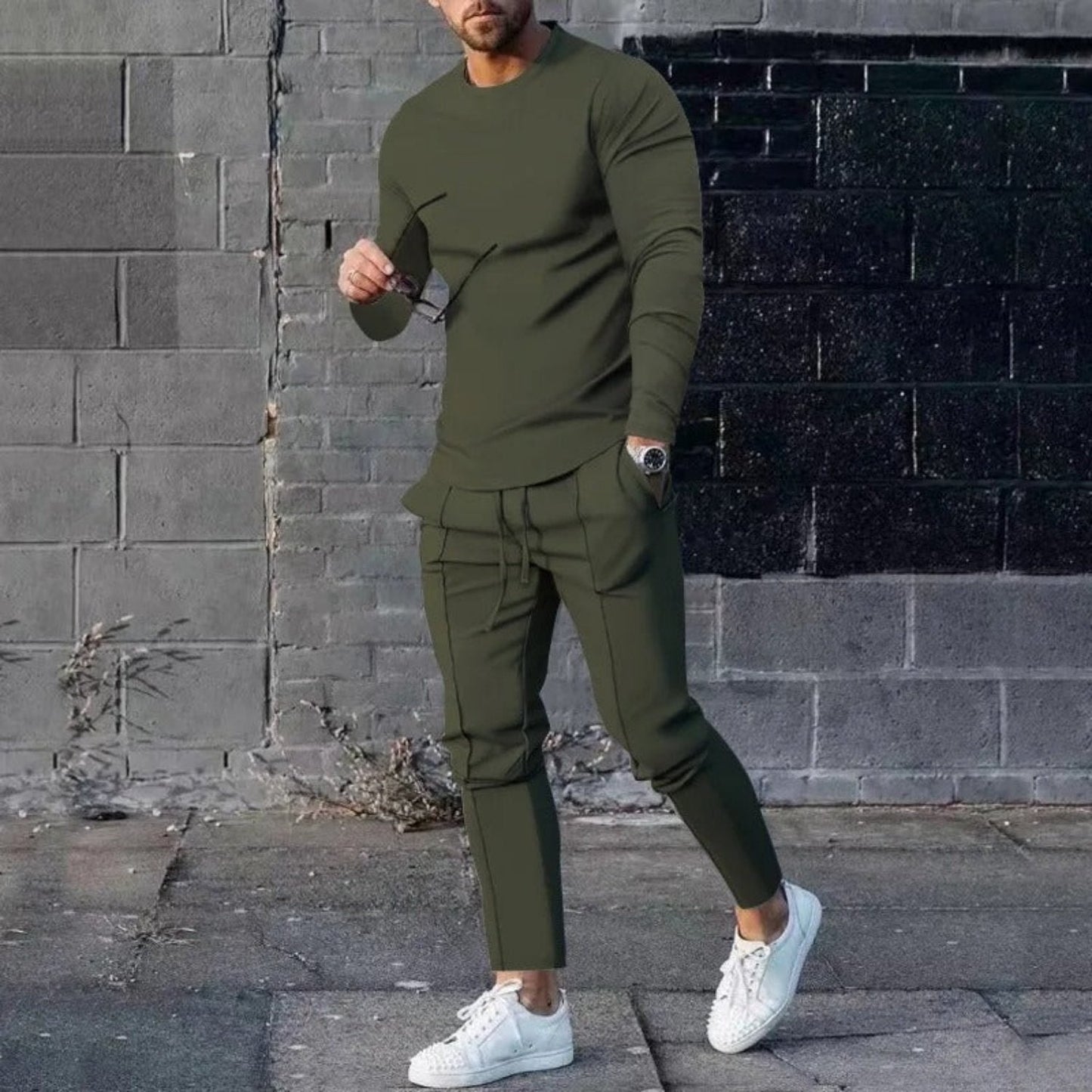 Duncan - Shirt and Pants Set - Sporty - - Ideal for Fall/Winter
