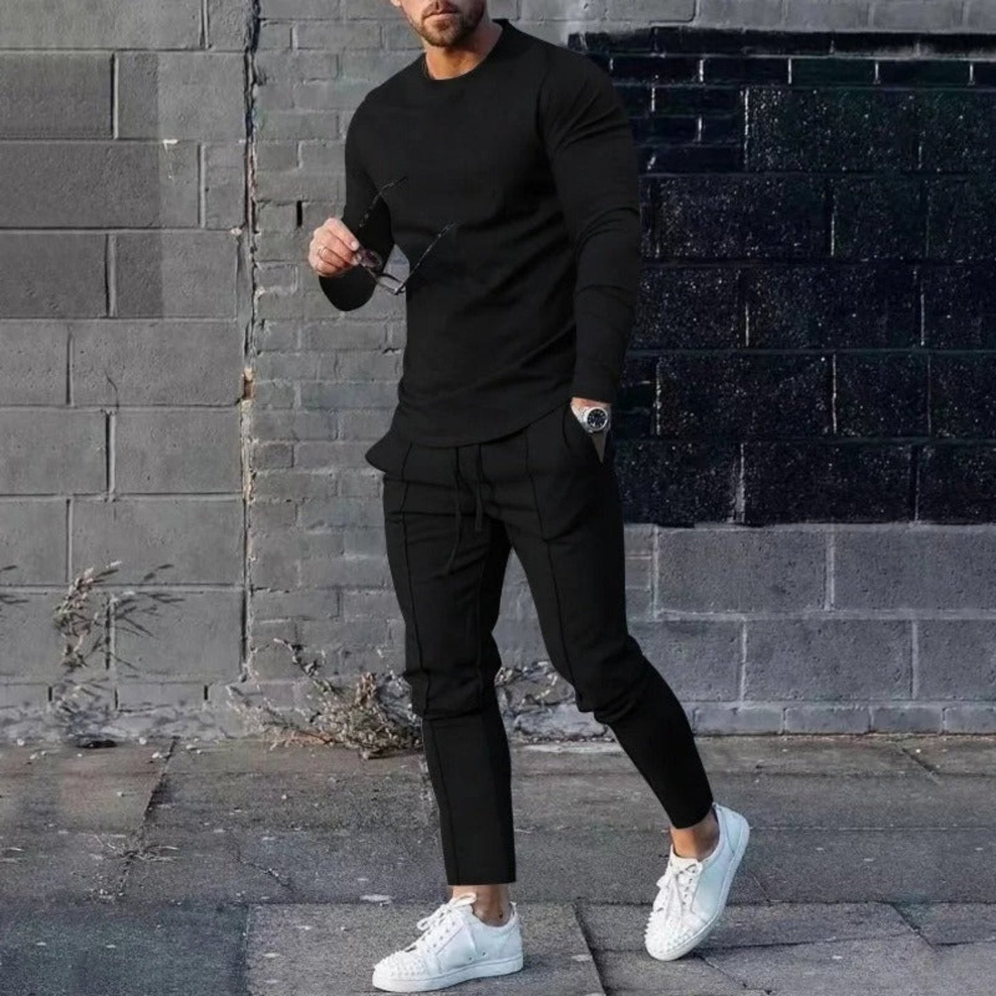 Duncan - Shirt and Pants Set - Sporty - - Ideal for Fall/Winter