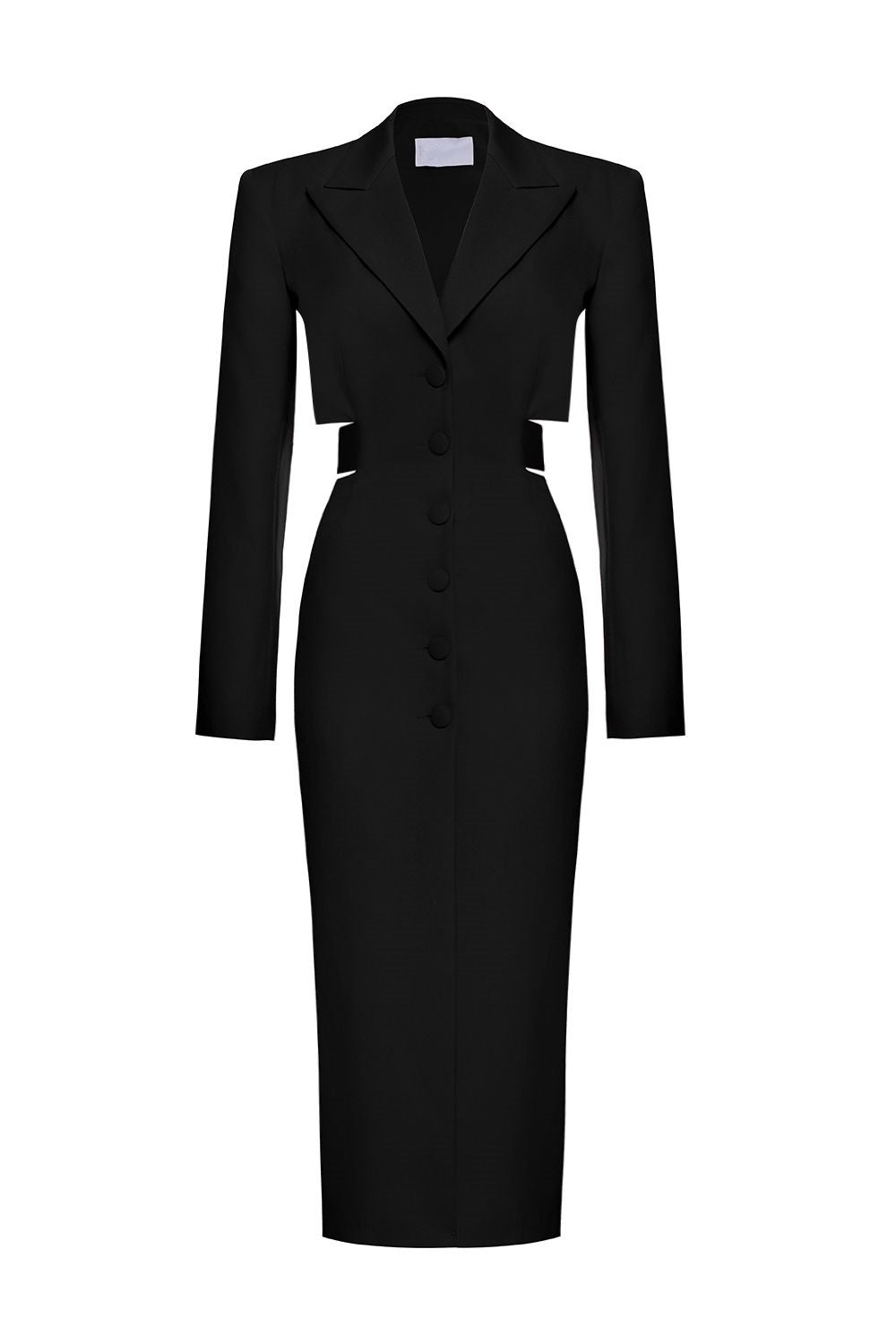 Vestido midi tipo blazer con aberturas Antonia