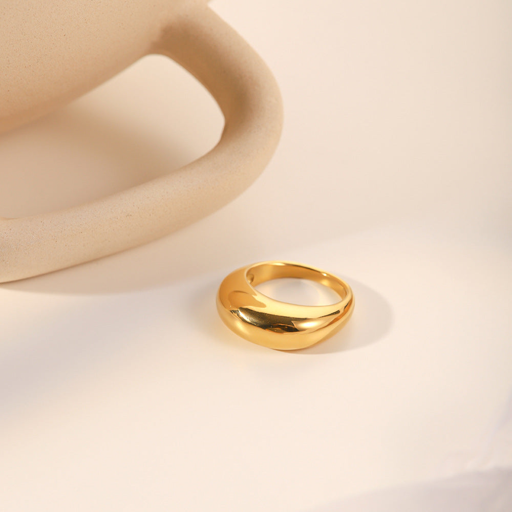 Aurora Gold Dome Ring