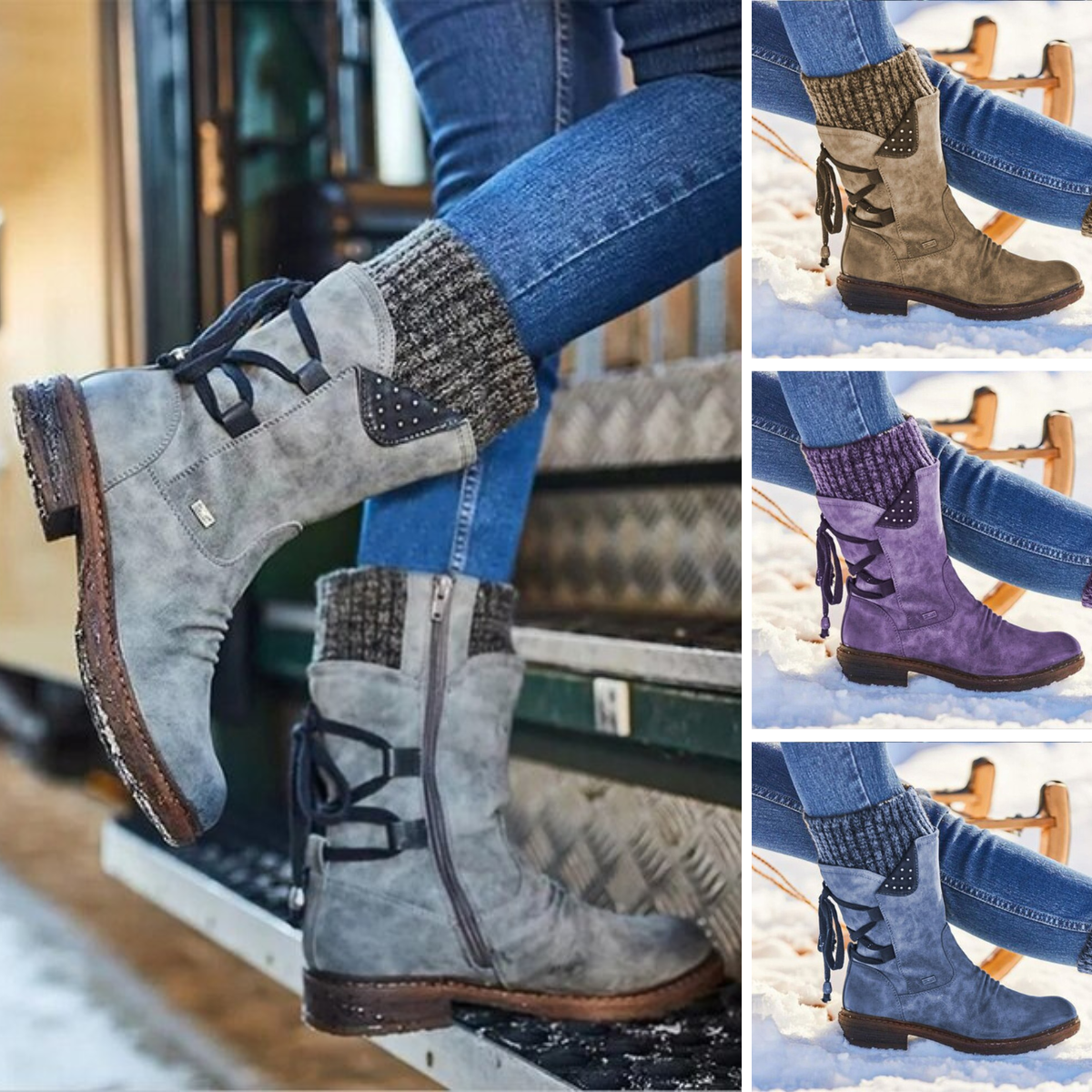 Cowboy Ankle Boots with Heel for Women | Great for Casual Days