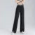 Pantalones vaqueros de lyocell, pantalones largos de pierna ancha para mujer, rectos, sueltos, de cintura alta, deportivos, casuales, pantalones de oficina para mujer, ropa de trabajo fina para mujer