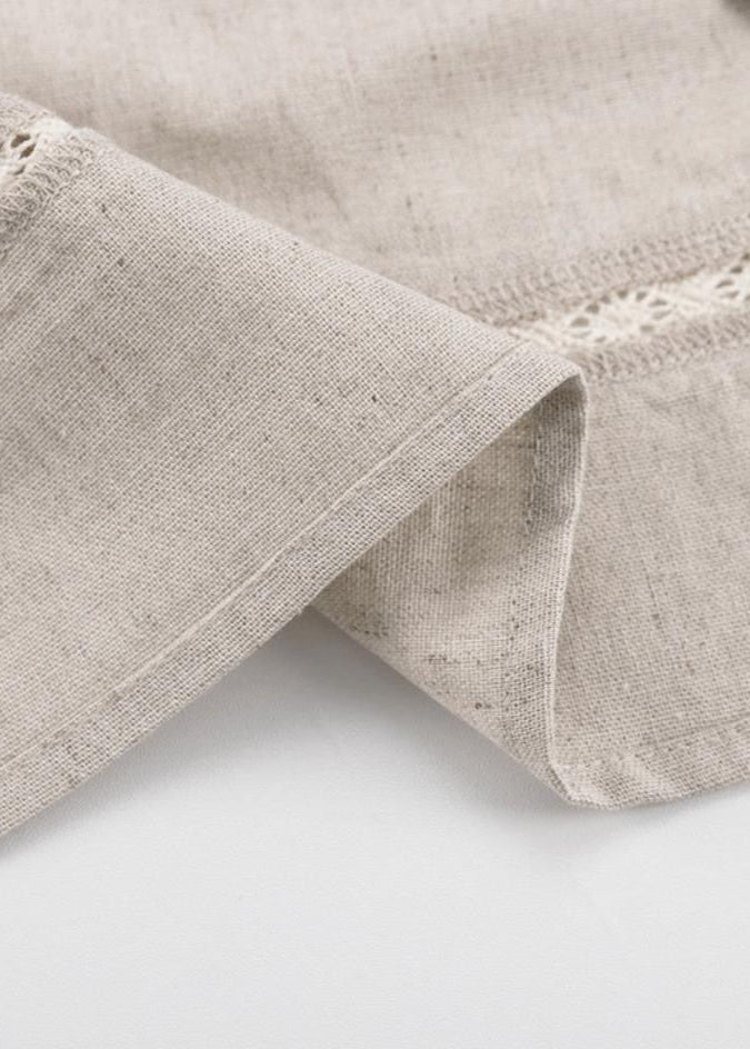 Willowfield - Linen Puff Sleeve Babydoll Dress