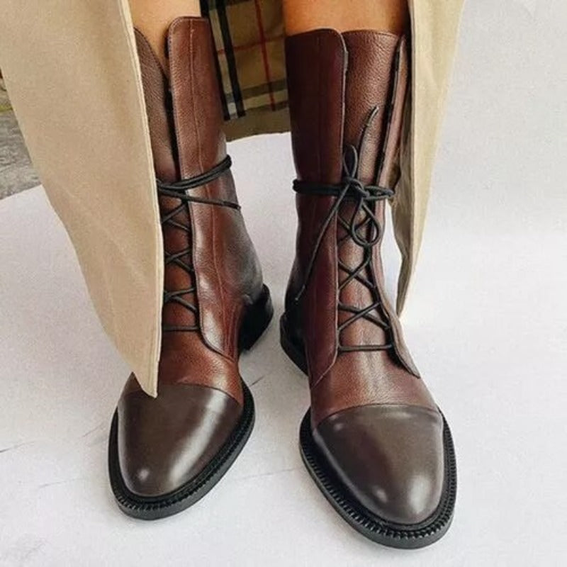 Classic Stylish Vegan Smooth Ankle Boots for Women | For Winter