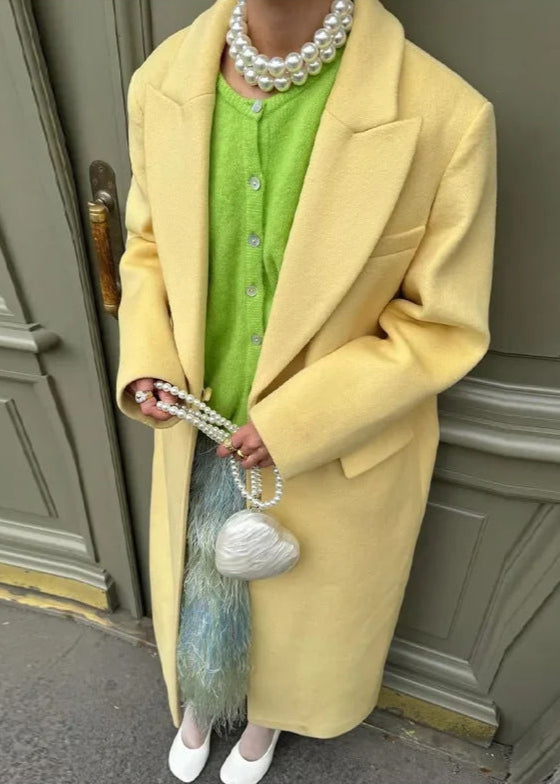 Sienna - Longline StructuRed Wool Coat