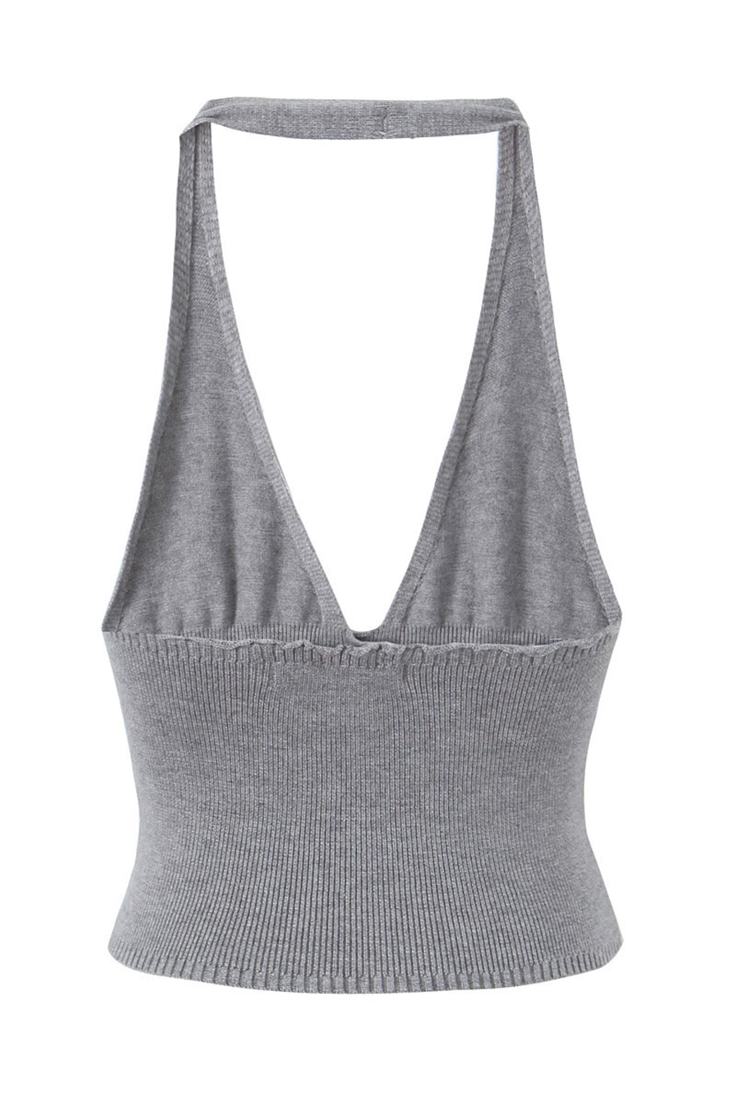 Halter Vest Three-piece Knitted Set