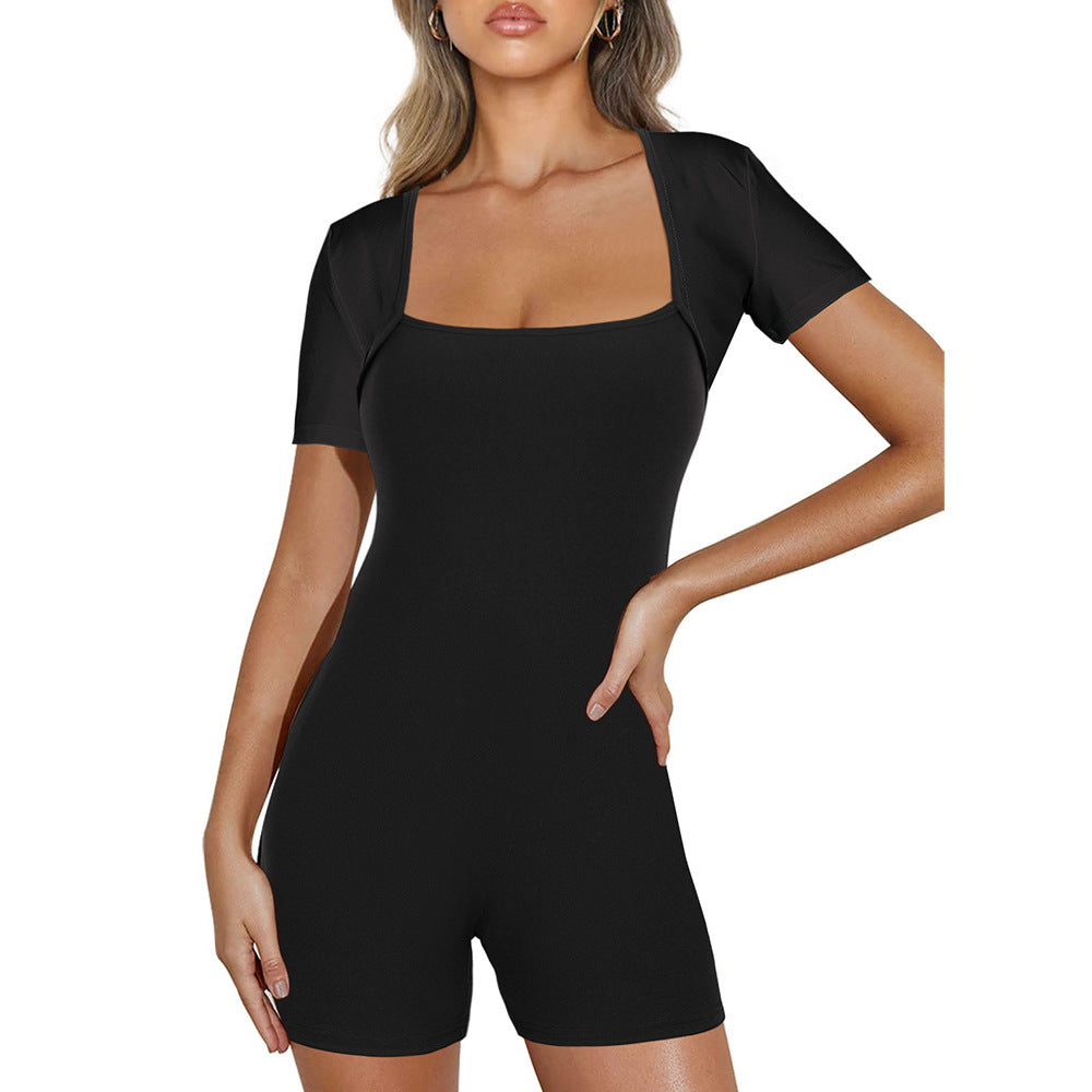 Mono ajustado de color liso para mujer, deportivo, de yoga