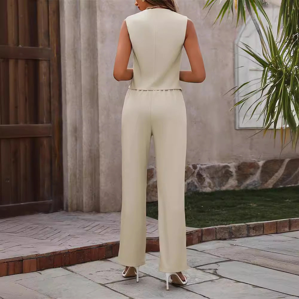 Chaleco de traje de oficina para mujer, cinturón elástico de alta calidad, pantalón de trabajo para hombre y mujer, ropa de trabajo de oficina, ropa para mujer
