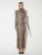 Leopard Print Long Sleeve Sexy Maxi Dress For Women Autumn Winter Fashion Elegant Turtleneck Printed Bodycon Long Dress