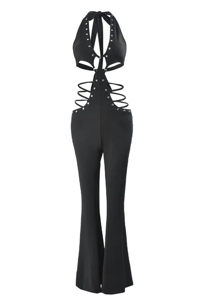 Mono con escote halter Amanda