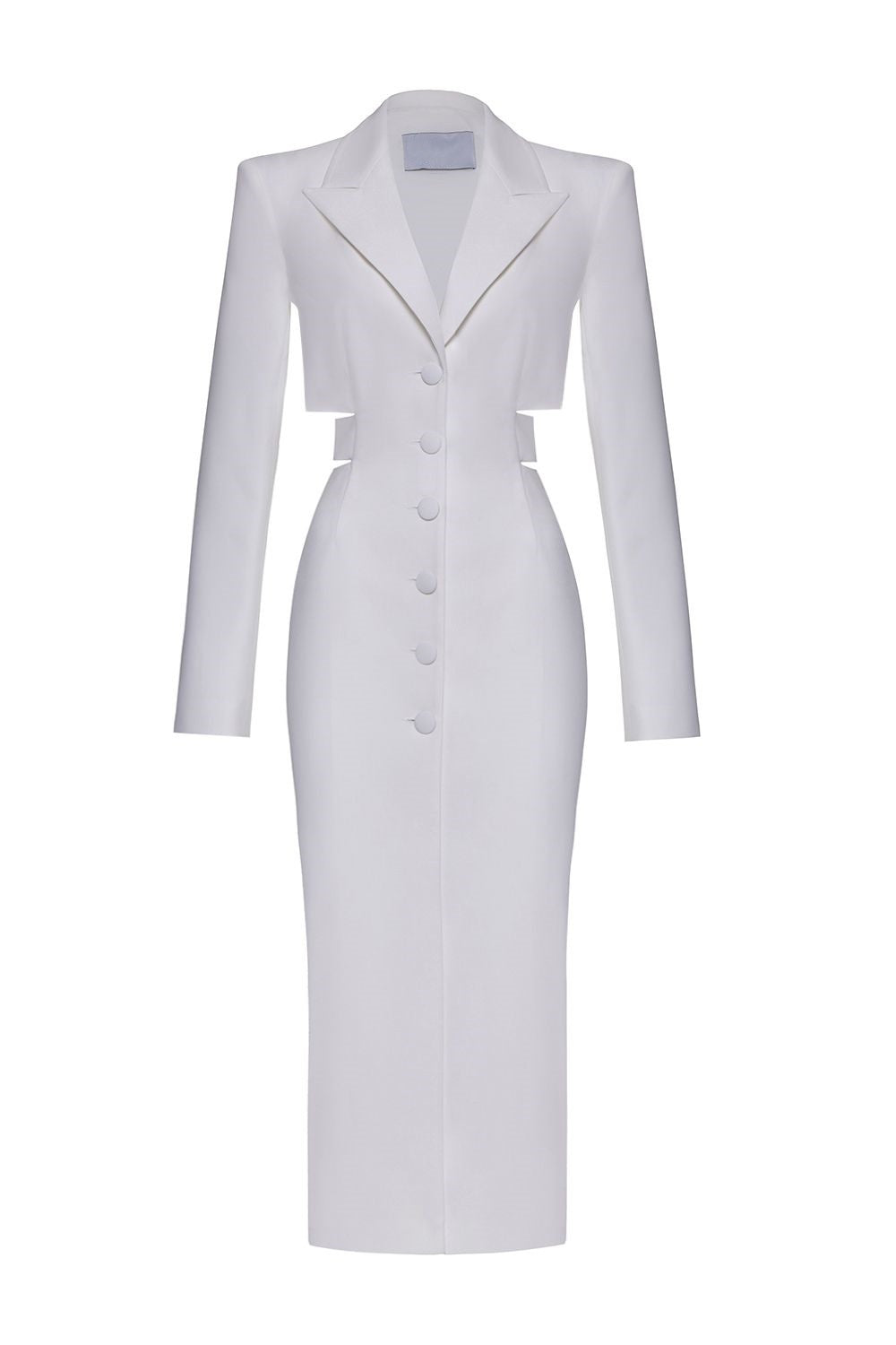 Vestido midi tipo blazer con aberturas Antonia