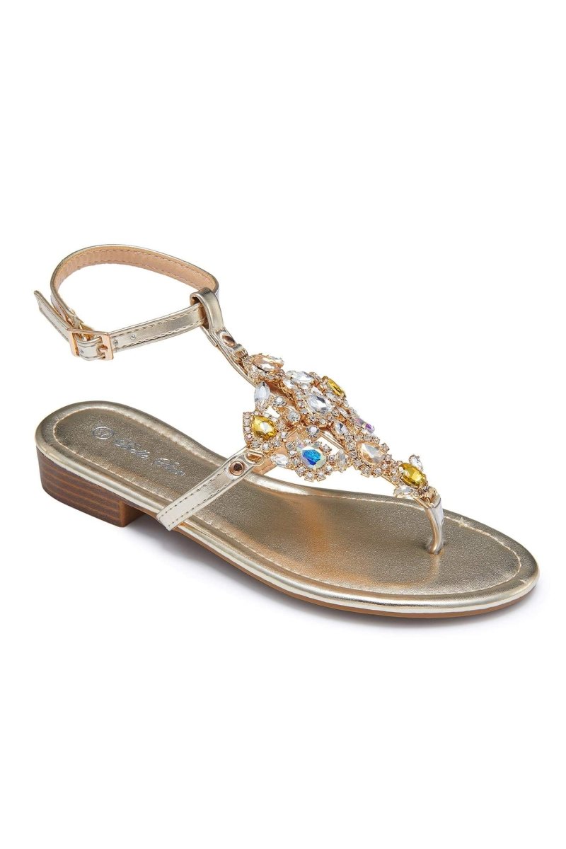 Sandalias Antonia con decoración de diamantes de imitación