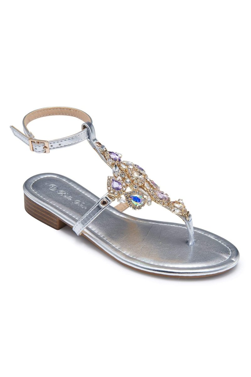 Sandalias Antonia con decoración de diamantes de imitación
