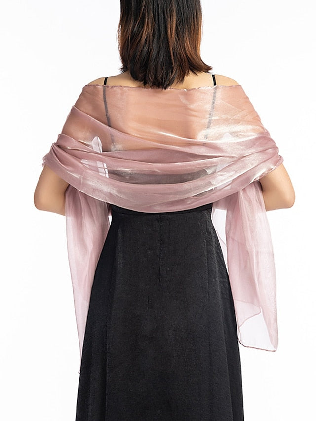 Shawls & Wraps Wedding Party Special Occasion Camel Silver Red Scarf Pure Color / Spring / Summer / Fall / Winter / Polyester for Women