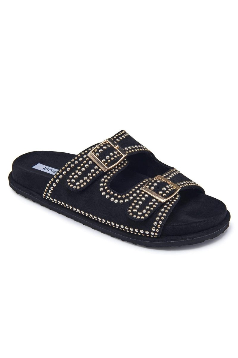 Sandalias Cynthia de ante con dos tiras